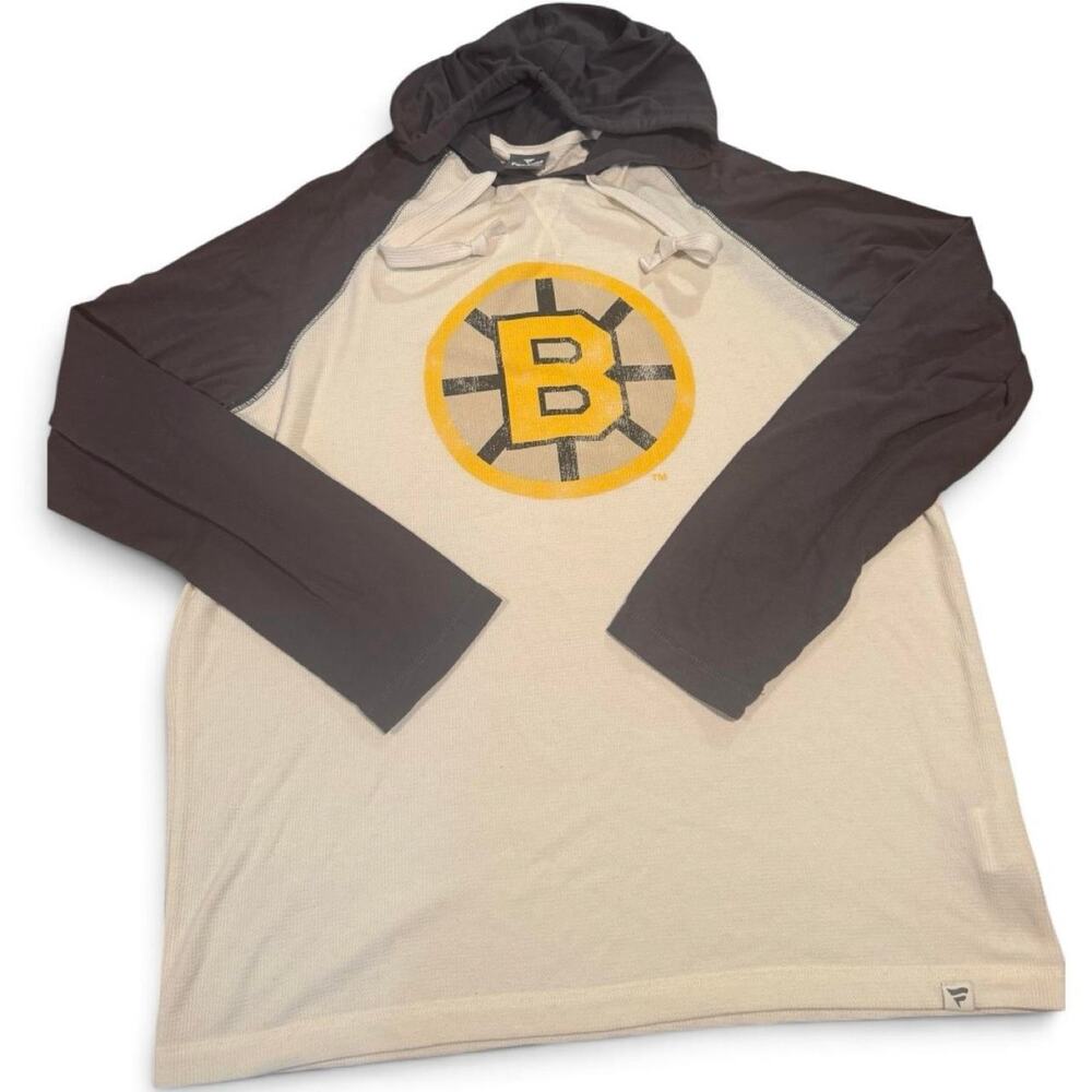 Boston Bruins Fanatics Lightweight Hooded Shirt Men’s XL